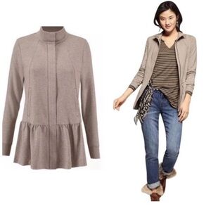 Cabi Weekend Topper Peplum Tan Jacket - style #3543